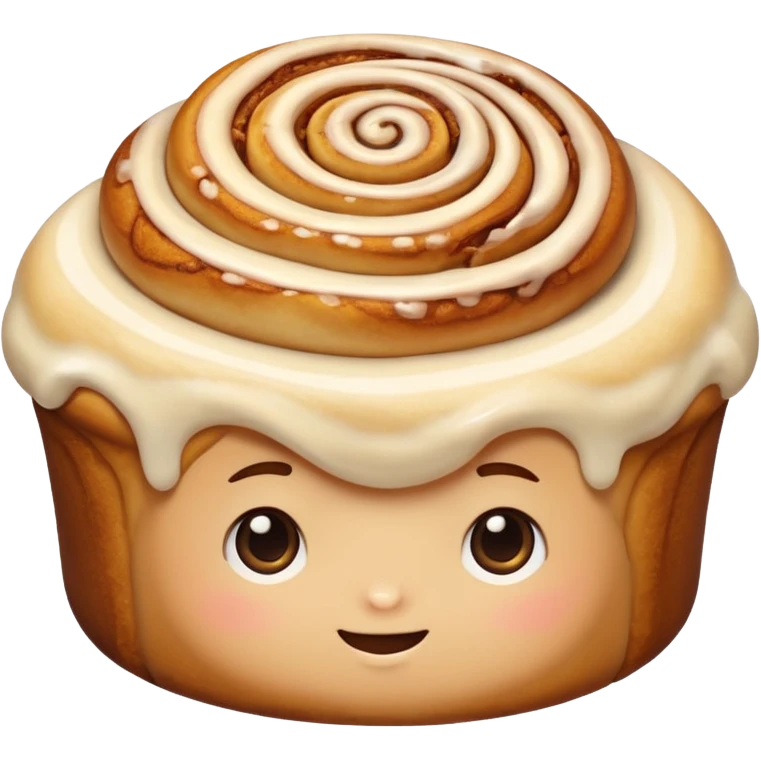 Cinnamon roll cute emoji