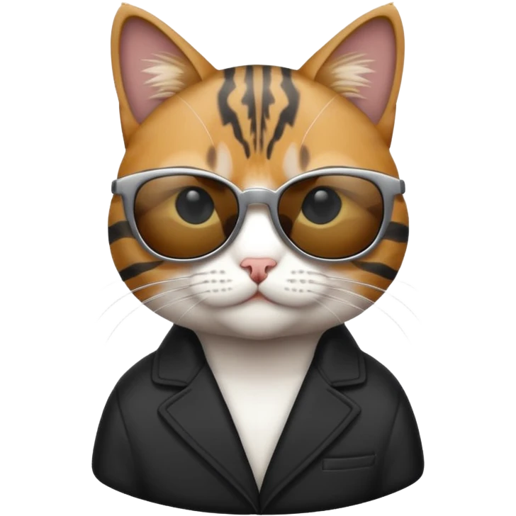 Cat wearing sunglasses emoji