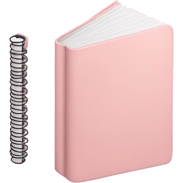 Light pink Notebook  emoji
