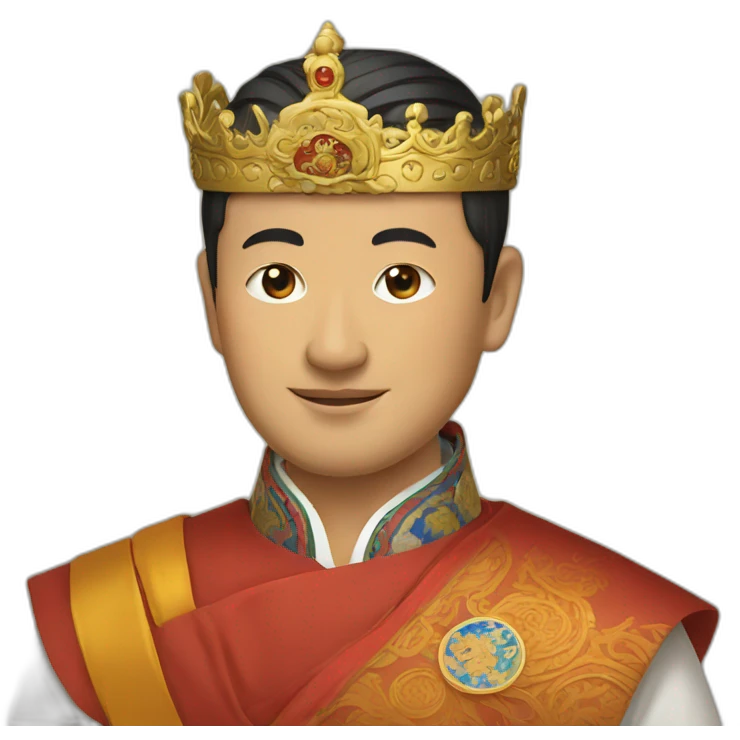 King of bhutan emoji