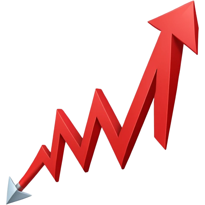 A graphics sheet in which graphic arrow is going up; Said sheet is called "Muscle mass" 📈 emoji