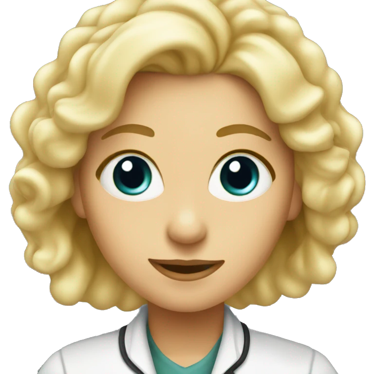 female blond laser physicist emoji