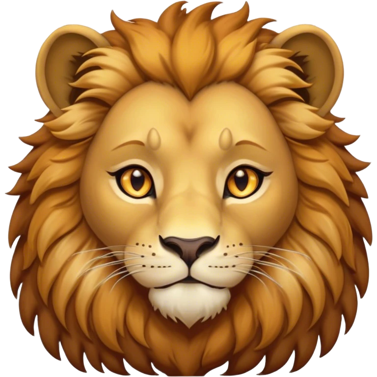 Cinematic Noble Lio Cub Portrait Emoji, Poised and regal, with a powerful, muscular build and a majestic, tawny mane, deep-set soulful amber eyes, Simplified yet sharp and sophisticated features, highly detailed, glowing with a warm, dignified glow, high shine, intelligent and fierce, stylized with an air of wild majesty, focused and attentive, soft glowing outline, capturing the essence of a watchful and confident king, so majestic it feels as though it could roar out of the screen with effortless authority! emoji