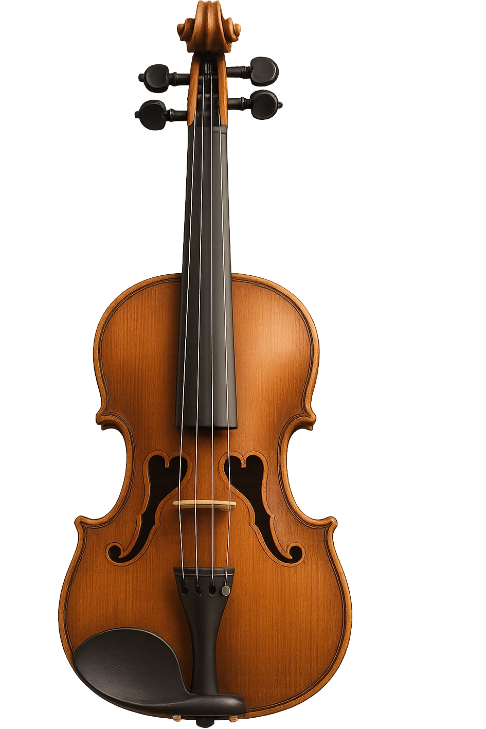 romantic violin with heart-shaped sound holes emoji
