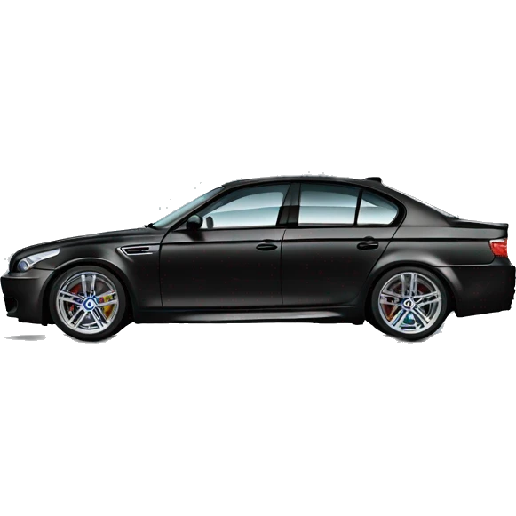 Bmw m5 e60 black emoji