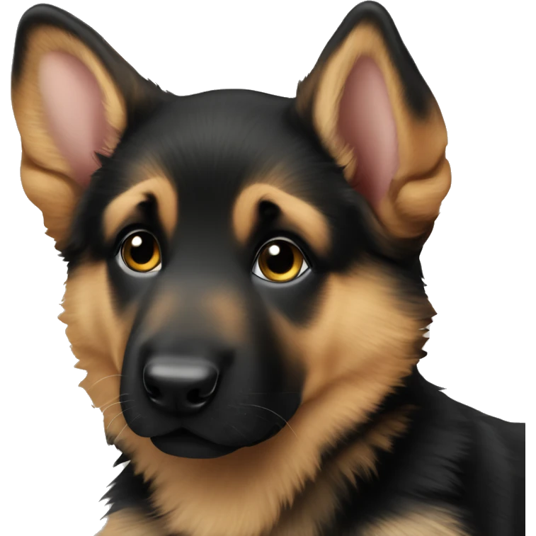 German shepherd puppy emoji