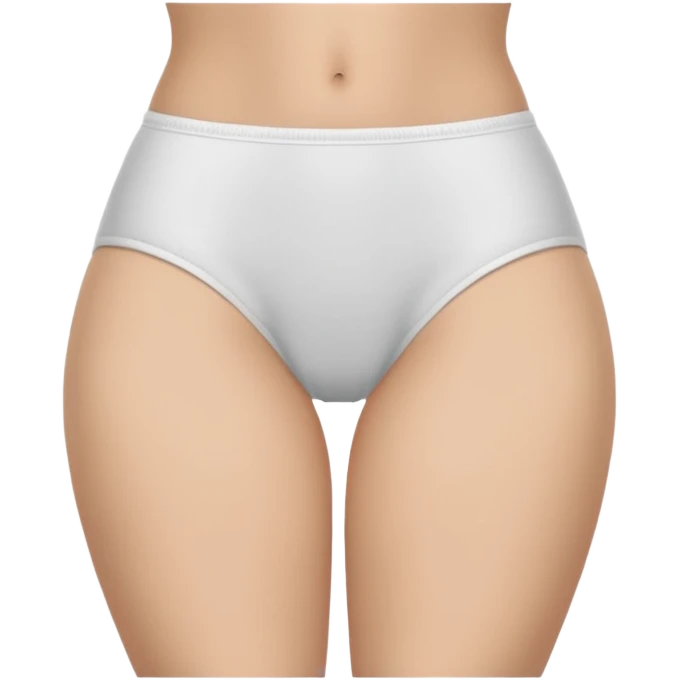 Tight white butt panties emoji