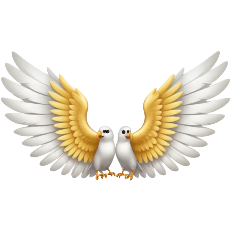 Pair of wings ,in a text copiable format emoji