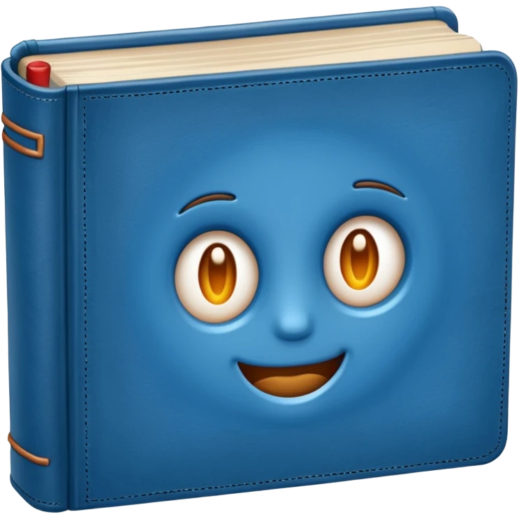 Book Blue emoji