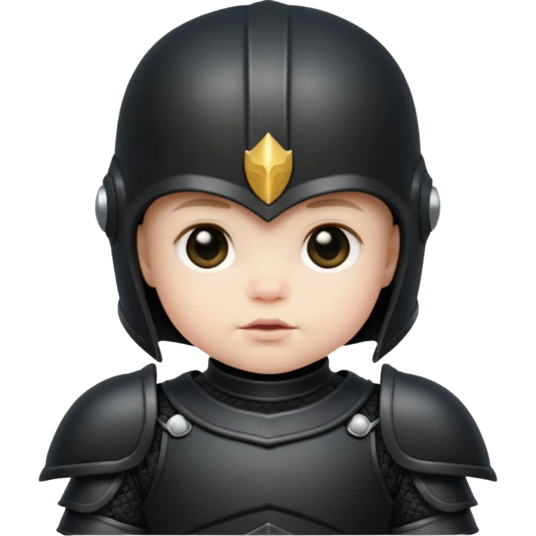 Armored black baby emoji