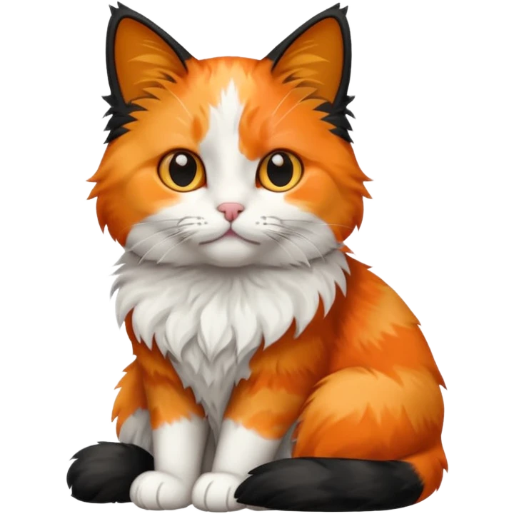 Calico cat emoji