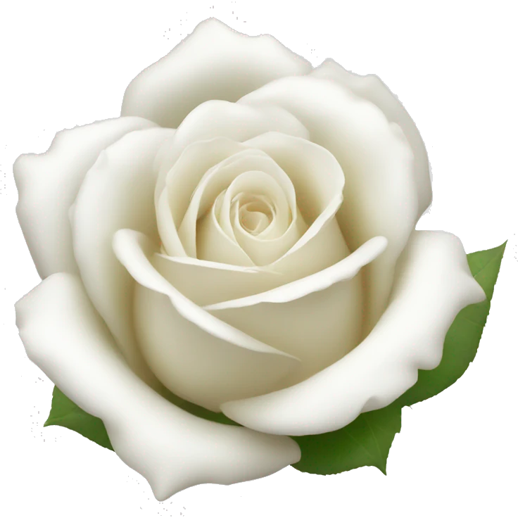 white rose flower emoji