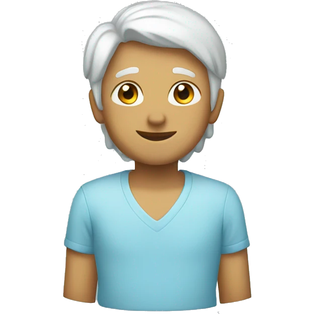 Light blue emoji