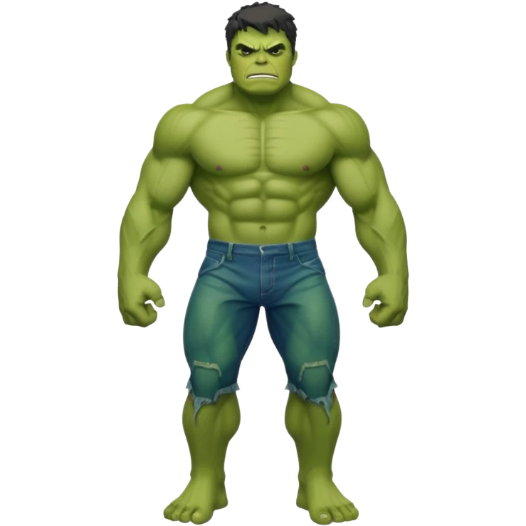 Hulk full body emoji