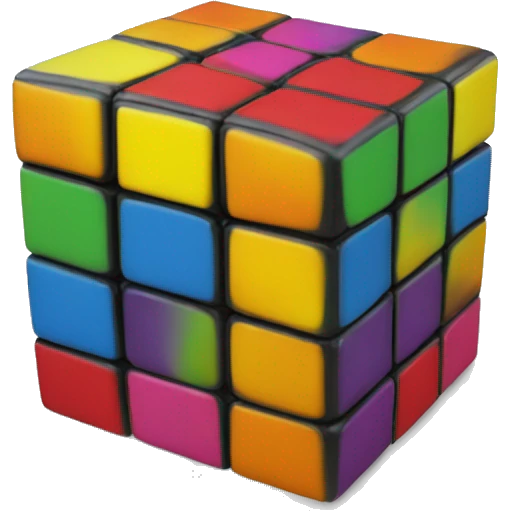 bolder rubix cube emoji