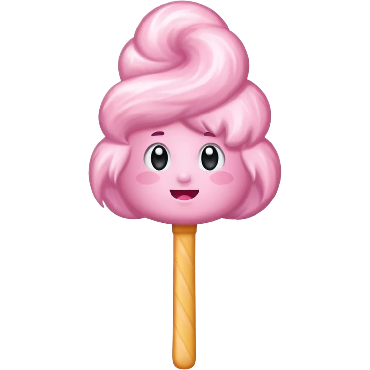 cotton candy stick  emoji