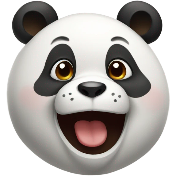 Happy panda emoji