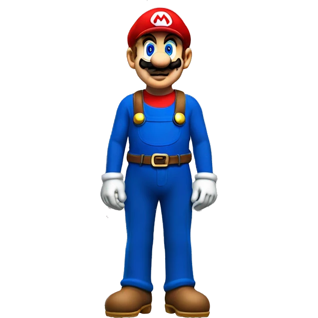 super mario full body emoji