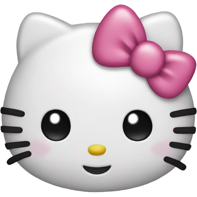 Hello kitty with smile emoji