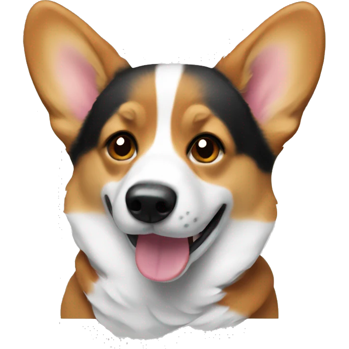 Tri color corgi  emoji