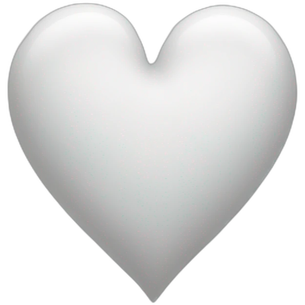 white heart emoji