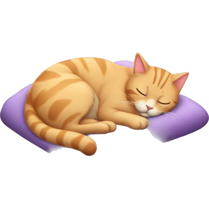 sleeping cat emoji