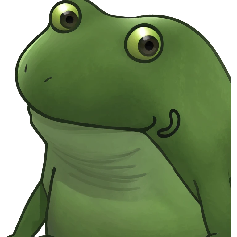 devil bufo frog meme style emoji