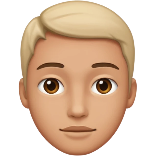 une personne vu de 3/4 emoji