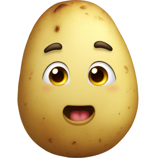 Cute potato  emoji