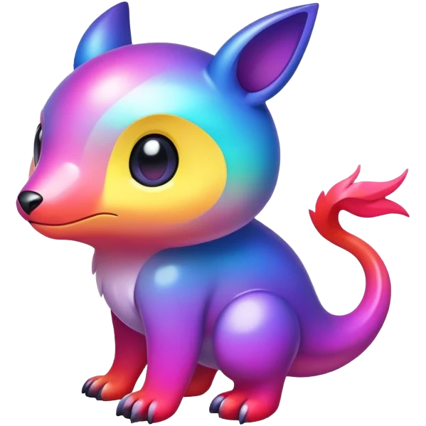 Colorful gradient fakemon-creature  emoji