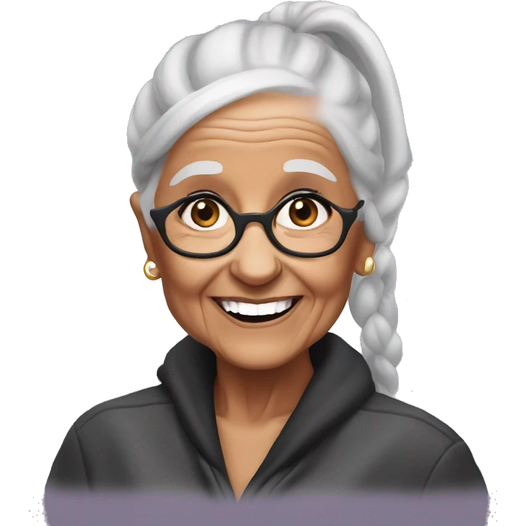 Elderly Ariana grande  emoji