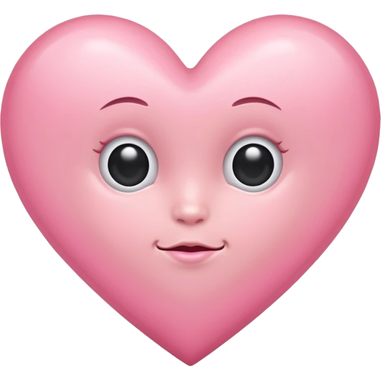 Baby pink heart emoji