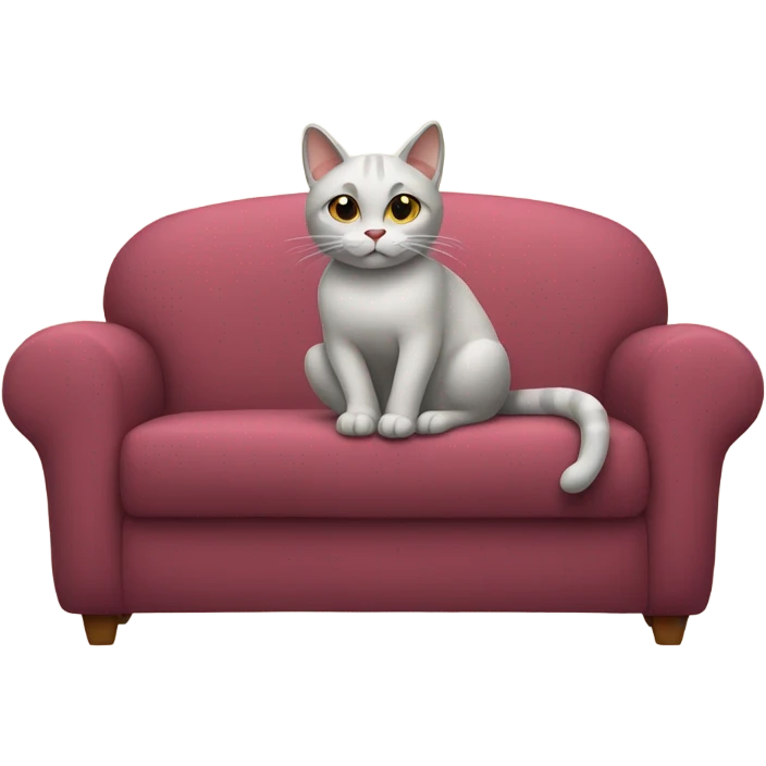 Cat sitting on couch  emoji
