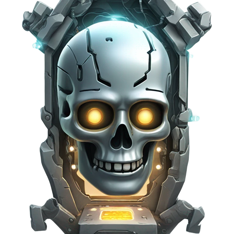Cyborg grave emoji