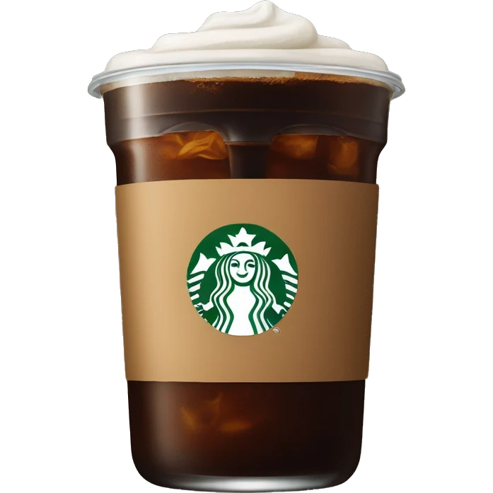 Starbucks cold brew emoji