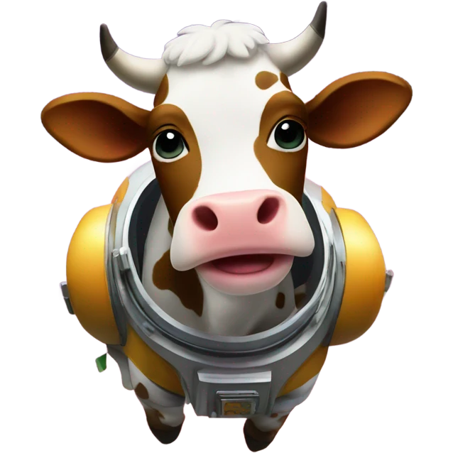 Cow in space emoji