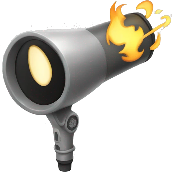 torch with headphones emoji