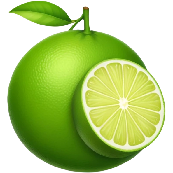 lime fruit emoji