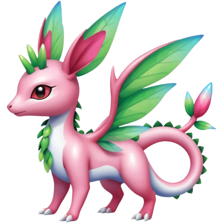 Shiny Exotic Flygon-Sylveon-Shaymin-Meganium-Hybrid-Creature emoji