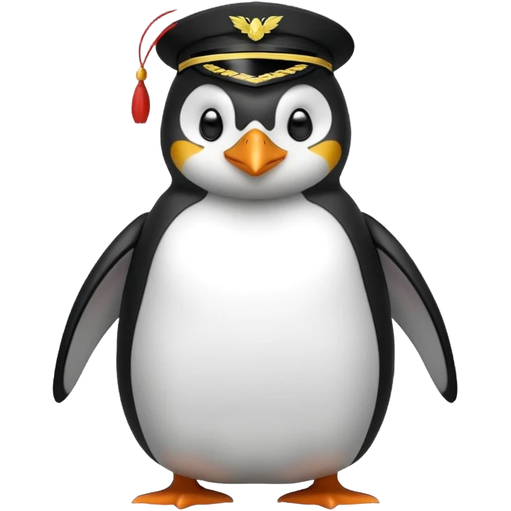 Military penguin emoji