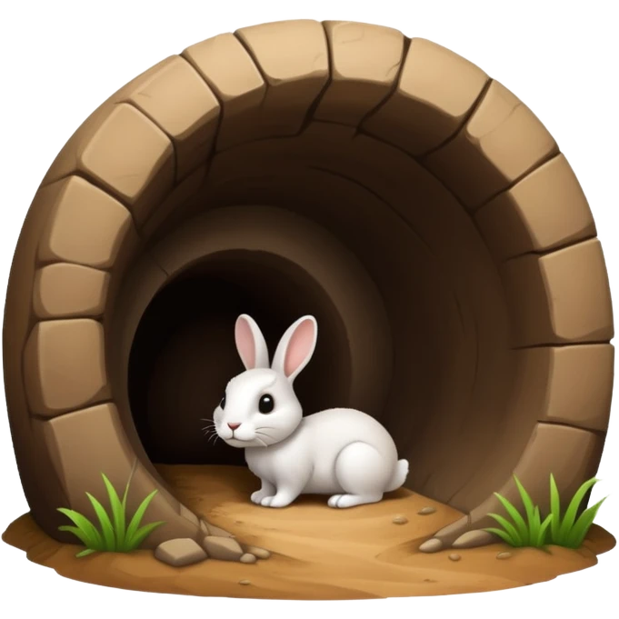 Rabbit burrow  emoji