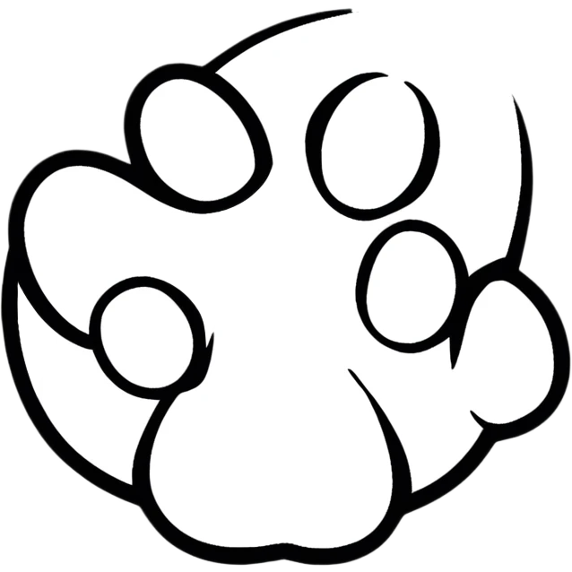 puppy paw print emoji