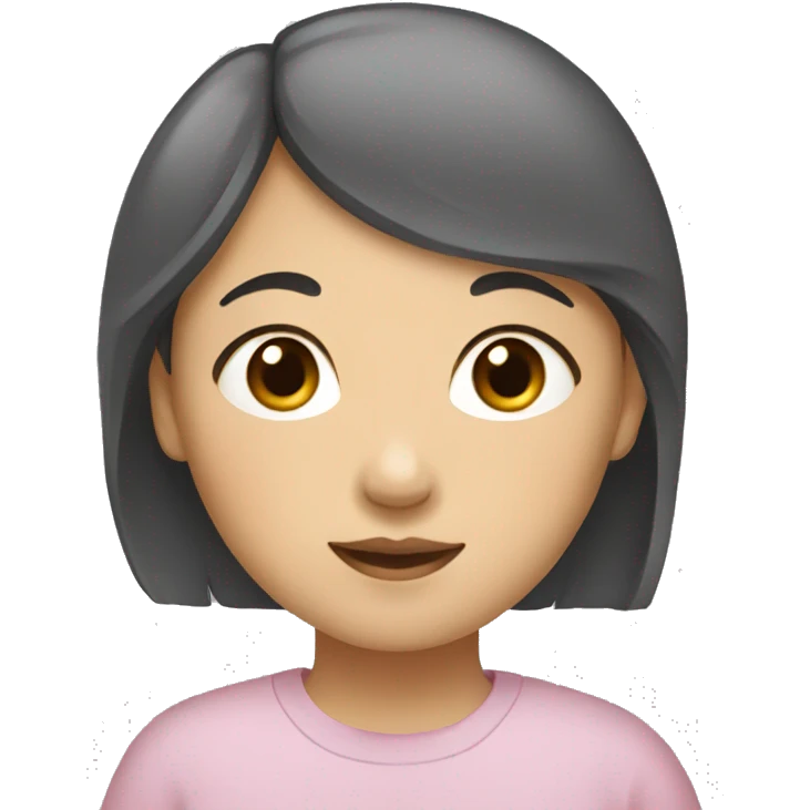 Korean mother and mixed daughter  emoji