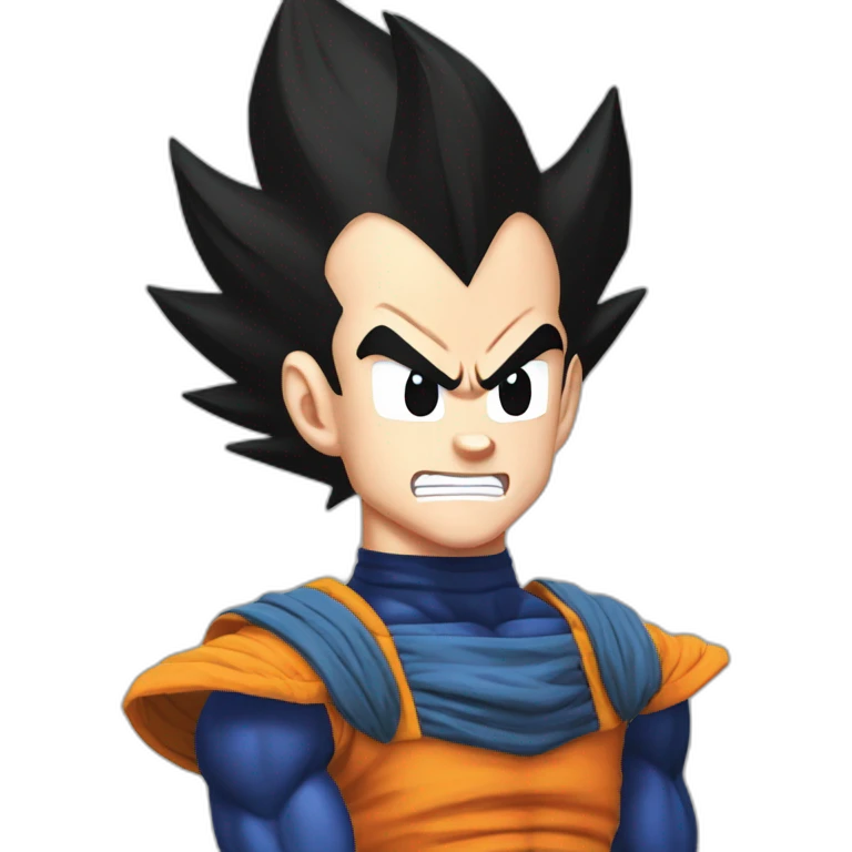 vegeta goku fusion emoji