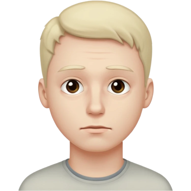 Guy not studying emoji