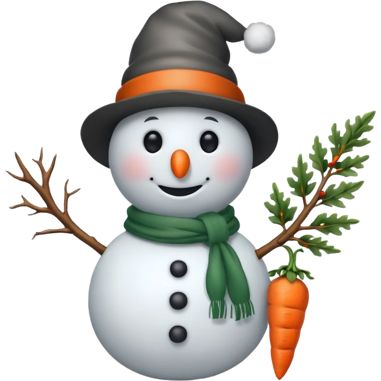 cool snowman emoji