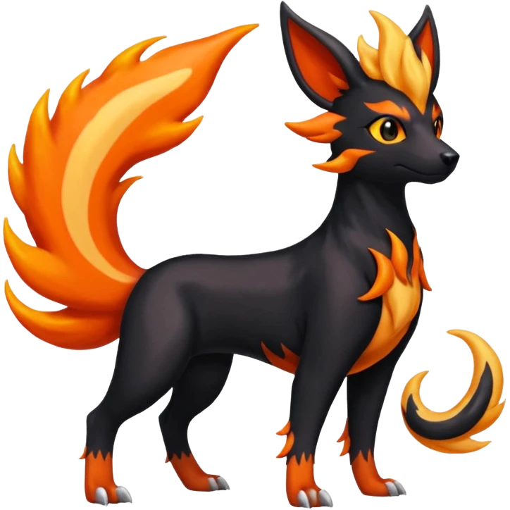 
Canine-Litten-Houndoom-Amaura-Salandit-Noibat-Flareon-Fakémon-fusion (full body) emoji