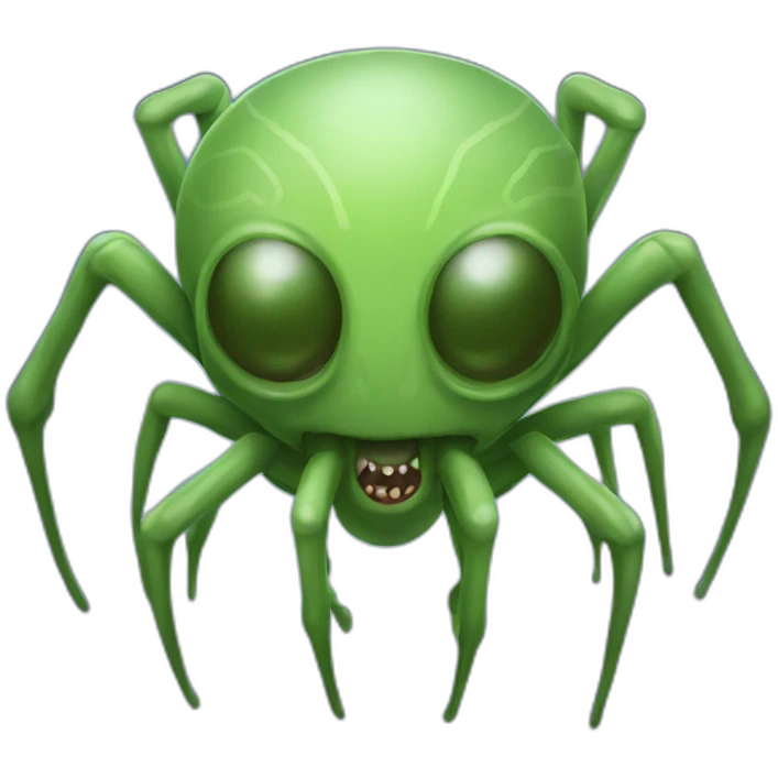 the eight - legged alien emoji