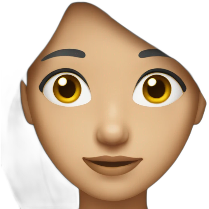 Young Women with gray hair emoji