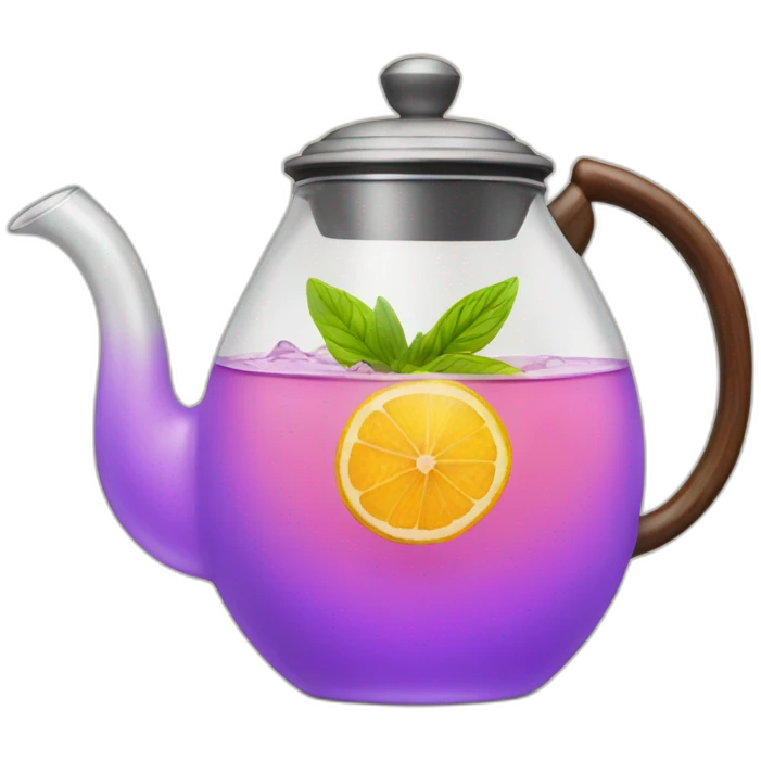Teapot cocktail emoji